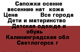 Сапожки осенне-весенние нат. кожа  › Цена ­ 1 470 - Все города Дети и материнство » Детская одежда и обувь   . Калининградская обл.,Светлогорск г.